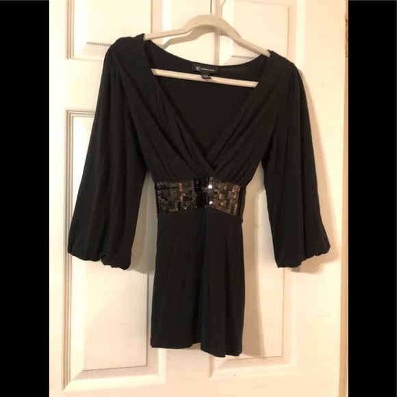 INC top with tie waist size Small - Picture 3 of 7